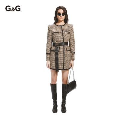 China Hot Selling 100% Single Windproof Coat Style Ladies Woolen Shorts Jacket Coat for sale