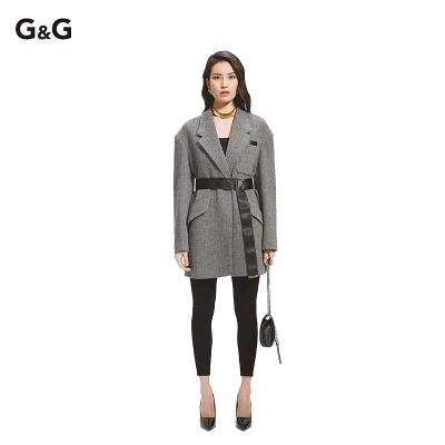 China New Design 100% Wool Windproof Coat Women's Coat Jacket Best Selling Fashion Coat for sale