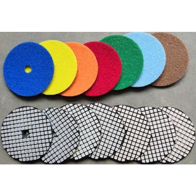 China Marble Dry Flexible 7 Step Diamond Polishing Pad For Granite Quartz Marble Polishing for sale