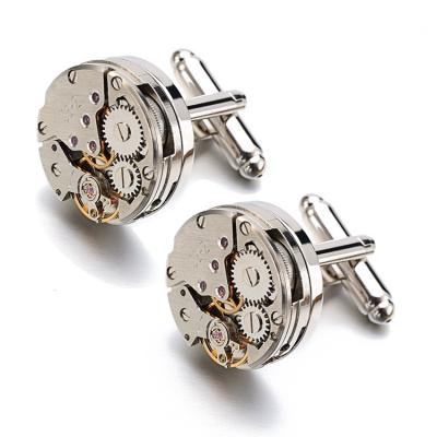 China Fashionable Explosive Geometric Cuff Movement Men's Links Must-Have ALLOY 2022 Gent's Cuffs for sale