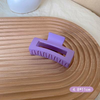 China European and American Style Frosted Pan Hair Clip Simple Ins Hair Clip Korean Big Shark Female Cut Back Hairpin Hair Accessories for sale