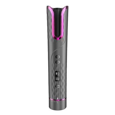 China LCD Monitor Ceramic Hair Styling Tools Portable Auto Hair Hair Curler for sale