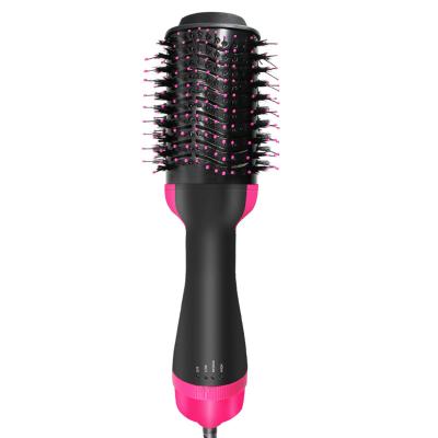 China One Step Hot Multifunctional Negative Hair Dryer Brush Ceramic Negative Ion Hair Styling Tools Hair Curler for sale