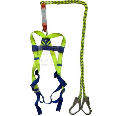 China High Strength Fall Arrest Protection Safety Climbing Harnesses Sports Protective Gear Electrician Full Body Construction Personal Safety Harness for sale