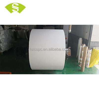 China Waterproof 100% Wood Pulp Paper Offset /Flexo Printing Paper Cup Roll With Single PE Coated210+18GSM for sale