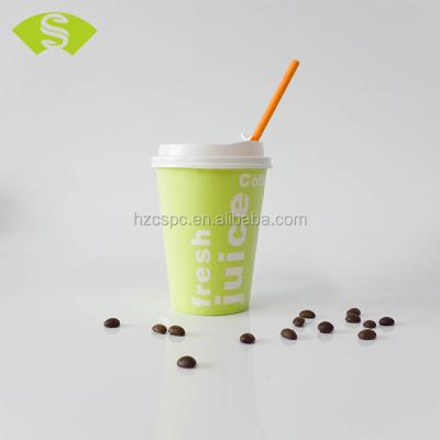 China Waterproof Custom Raw Materials Printing Paper Cup With Lids for sale