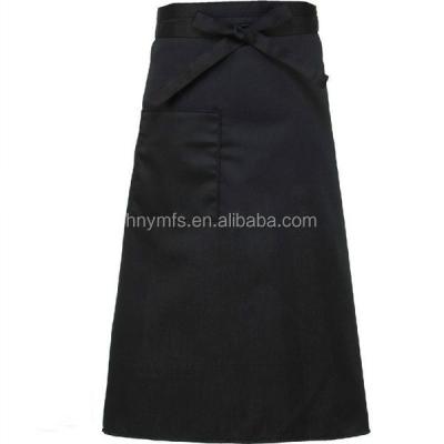 China Kitchen Chef Work Wear Cotton Baking Chef Half Waist Apron for sale