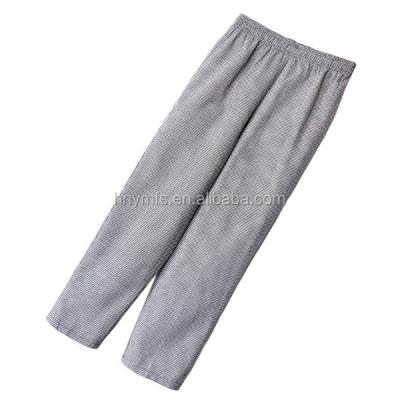 China Professional Kitchen Uniforms Unisex Cookman Cargo Pants  Black for sale