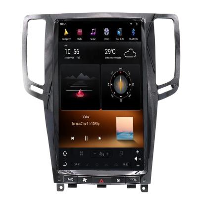 中国 GPS Android 11 6+128 for Infiniti G37 G35 G25 G37S Tesla style 2007-2013 radio car GPS navigation multimedia player stereo head unit 販売のため