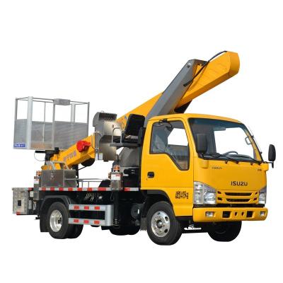 China 23m Isuzu Aerial Work Platform Truck Aerial Platform Truck Mounted Crane Vehicle Elevated Work Platform 4 - 6L for sale