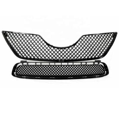 China Black Mesh Grill Set For Toyota Camry 2007 Mesh Front Grille Upper Lower Gloss 2009 for sale