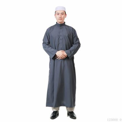 China Middle East Saudi Arabia Men's Turkish Abaya Long Robe Muslim Prayer Long Robe Prayer Gowns Viable Muslim Muslim Long Robe for sale