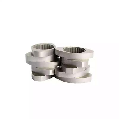 China Aluminum Manufacturing Services Screw Element Parts Machining For Plastic Twin Screw Extruder Granulator Machines for sale