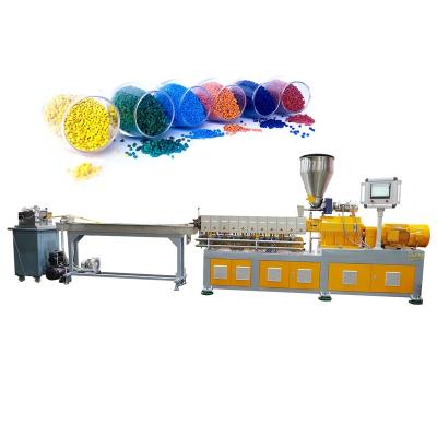 China Extruder Plastic Granules Production 35.6mm 50~80kgh PBAT Biodegradable PLA Masterbatch Pellets Making Machine for sale