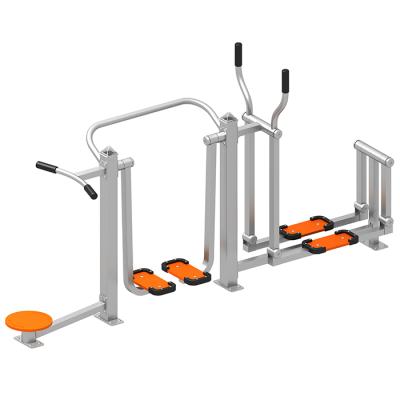 China Galvanized Pipe KINPLAY BRAND LED Body Building Adult Used Steel Outdoor Fitness Equipment for sale