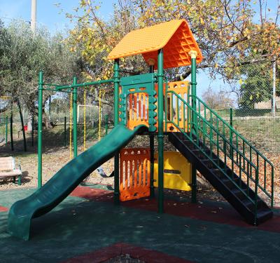 China KINPLAY Plastic Jungle Gym Kids Outdoor Playground Backyard Play Center Swingset Equipment For Big Kids for sale