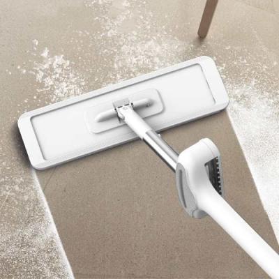 China Sustainable Household Floor Tool Squeeze Auspicious Red Hand Microfiber Cleaning Magic Free Flat Mop for sale