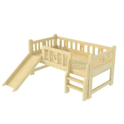 China (Other) Kainice Adjustable Cheap Kids Bunk Bed Baby OKA Bed Frame With Slide Wooden Kids Beds For Kids for sale