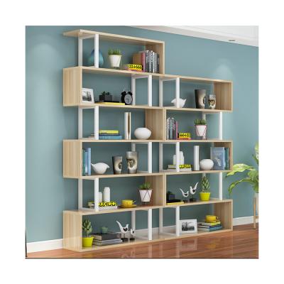 China Kainice Book Shelves (Other) Wooden Steel Book Case Storage Racks Adjustable Cheap Bookshelves Bookshelf Racks For Home for sale