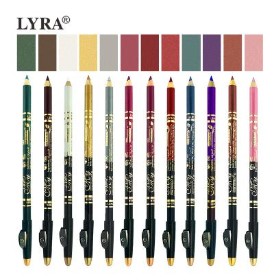 China Waterproof Waterproof Eyeliner, Double Side Soft Multiple Color Eyeliner With Sharpener MY01 for sale