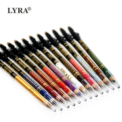 China Waterproof Waterproof Eyeliner, Double Side Soft Multiple Color Eyeliner With Sharpener MY01 for sale