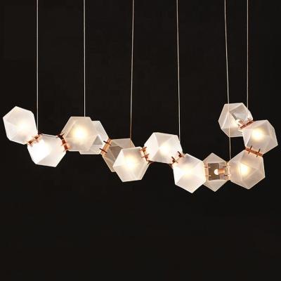 China Nordic Post Modern Interesting Chandelier Mini Glass Ball Hanging Pendant Lamp JY9323 for sale