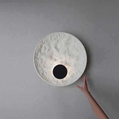 China Mid Century Metal Resin Wall Lamp Black And White Round Wall Lamp Lights JY7122 for sale