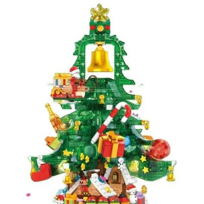 China Creative Construction Toy 605025 Series Merry Christmas Paradise Sembo Block Project For Adults, Christmas Holiday Construction Toy Gift for sale