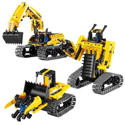 China Toy Technic Heavy-Duty Excavator Construction Toy Building Kit, A Cool Birthday Or Anytime Gift For Kids Who Enjoy 3-in-1 Construction Toys for sale