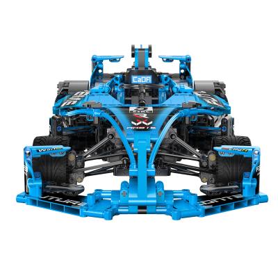 China Toy Blue Racing Car Building Blocks Kit and 1000pcs Toy, Adult Collectible Engineering Sports Car with Engine Scale Model for sale