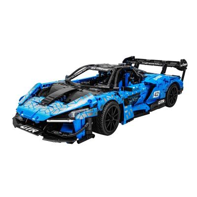 China Build Toy McLaren MOC 1:10 RC Sports Car GTR Sets Model Car Build Race Car Building Block Kits For Adults And Teens, Tech Bricks for sale