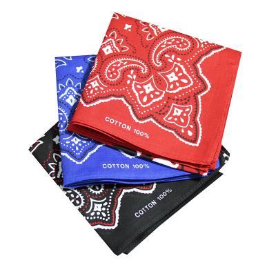 China Square Multifunctional High Quality Organic Cotton Custom Sublimation Printing Logo Bandana for sale