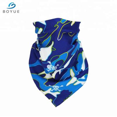 China Custom 100% Polyester Printing Men s Face Camouflage Hunting Camouflage Bandana Bamboo Scarf for sale