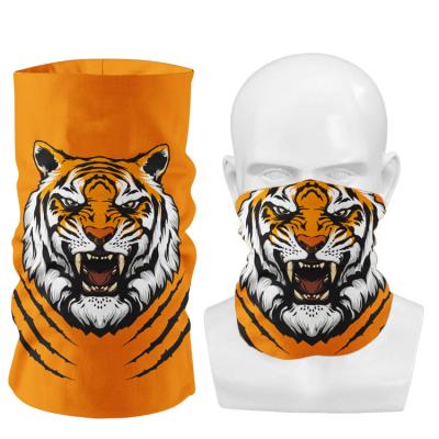 China Outdoor activities wholesale 3d sublimation cartoon solid color anti dust seamless neck cuff face bandana for sale