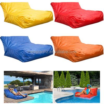 China Swimming Bean Bag Chairs Two Seat Bean Bag Chair Pool Bean Bag Sofa Swimming Lounge for sale