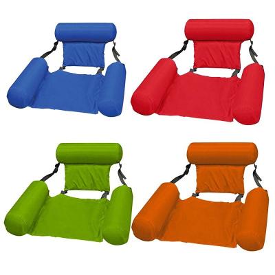 China Outdoor Activities Inflatable Mattress Water Pool Lounge Chairs Pool Float Water Sports Toys Float Mat Pool Toys for sale