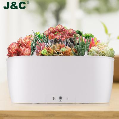 China Easy Assemble Indoor Garden Supplies Smart Planter Garden Potted Plants With Decorative Data Analysis for sale