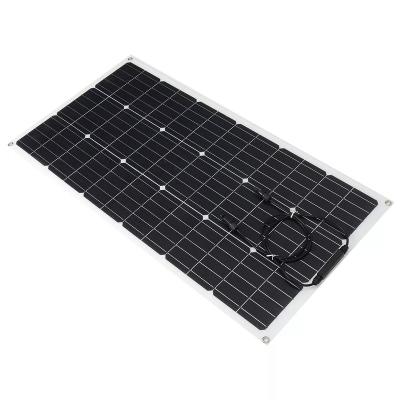 China 100W Monocrystal Solar Panel 18V Solar Panel Photovoltaic Cells Yacht Charging Flexible Assembly GDAO100-VL for sale