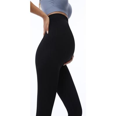 China Viable Maternity Leggings For Pregnant Women OEM Workout Yoga Pants Woman Maternity Pants High Waist 4-Stretch Plus Size for sale