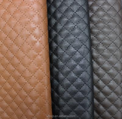 China Abrasion-Resistant Embroidered Pattern PU Artificial Leather, Footwear Leather And Garment Leather for sale