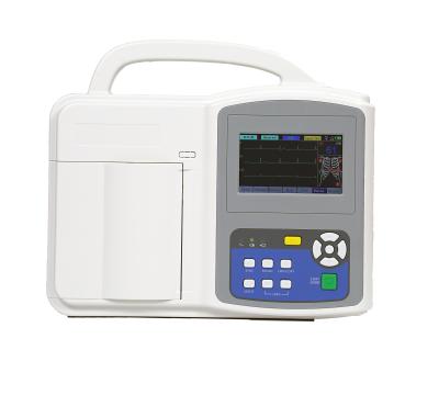 China Plastic 4.3 Inch Color Tft LCD Display Medical Ecg Machine 3 Channel ecg for sale