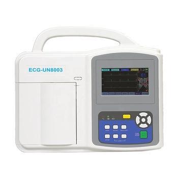 China 4.3 Inch Plastic Color Tft LCD Display Medical Wuhan Union Medical Ecg Machine 3 Channel for sale