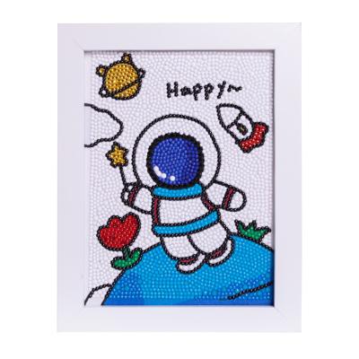 China Cartoon 5D DIY Diamond Astronaut Painting Bag Children's Diamond Painting Art for sale