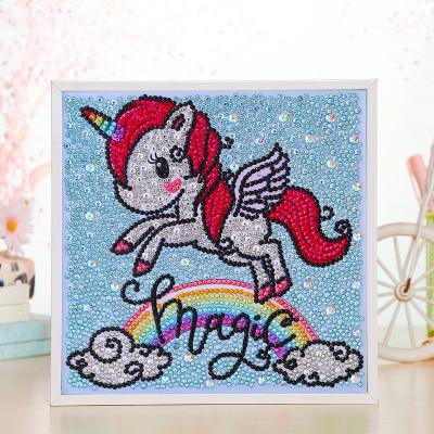 China Cartoon Pony 5D Full Diamond Mosaic Painting Set Wholesale Lovely Animal Diamond Painting for sale