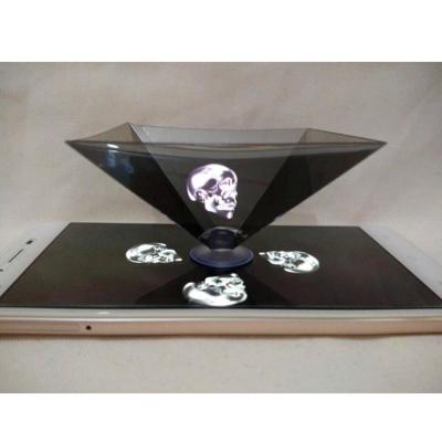 China Latest Tripod Style 3D Hologram Projector Display Advertise Tablet Showcase Pyramid For Mobile Phone for sale