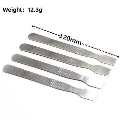 China New Arrivals Blade Solder Paste Scraper Stainless Steel Nonmagnetic Blade Solder Paste Scraper For Rework Opening Repair Soldering Tools for sale