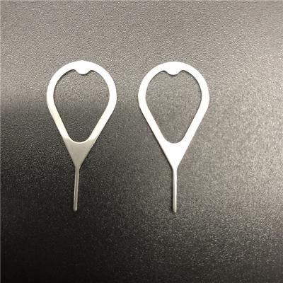 China Sim Card Ejector Pin Stainless Steel Needle Sim Card For Phone Sim Card Eject Tool Needle Pin For Mobile Phone for sale