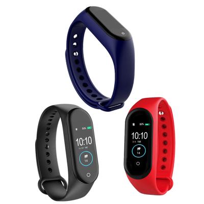 China Smart Heart Rate Blood Pressure Wirstband Waterproof Smartband Wifi Band Fitness Trcker M4 Sport Wristband Smartwatch for sale