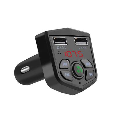 China QC3.1 Car BT Charger 5.0 LCD Handsfree Wireless MP3 Player Transmitter USB FM Fast Charger 3.1A Car Accessories for sale