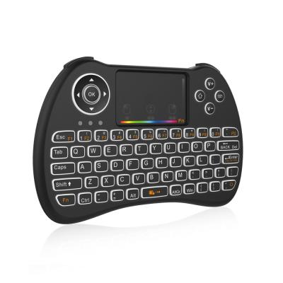 China H9 Touchpad Mini Keyboard 2.4G Fly Air Wireless Mouse With Backlit For Android TV Box for sale